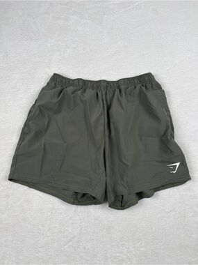Gymshark Arrival 5” Shorts Dark Green Size L